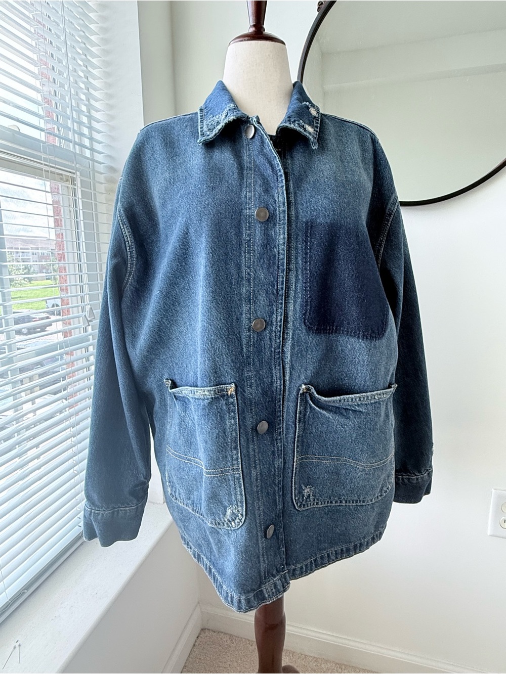 Zara Dark Indigo Denim Jacket